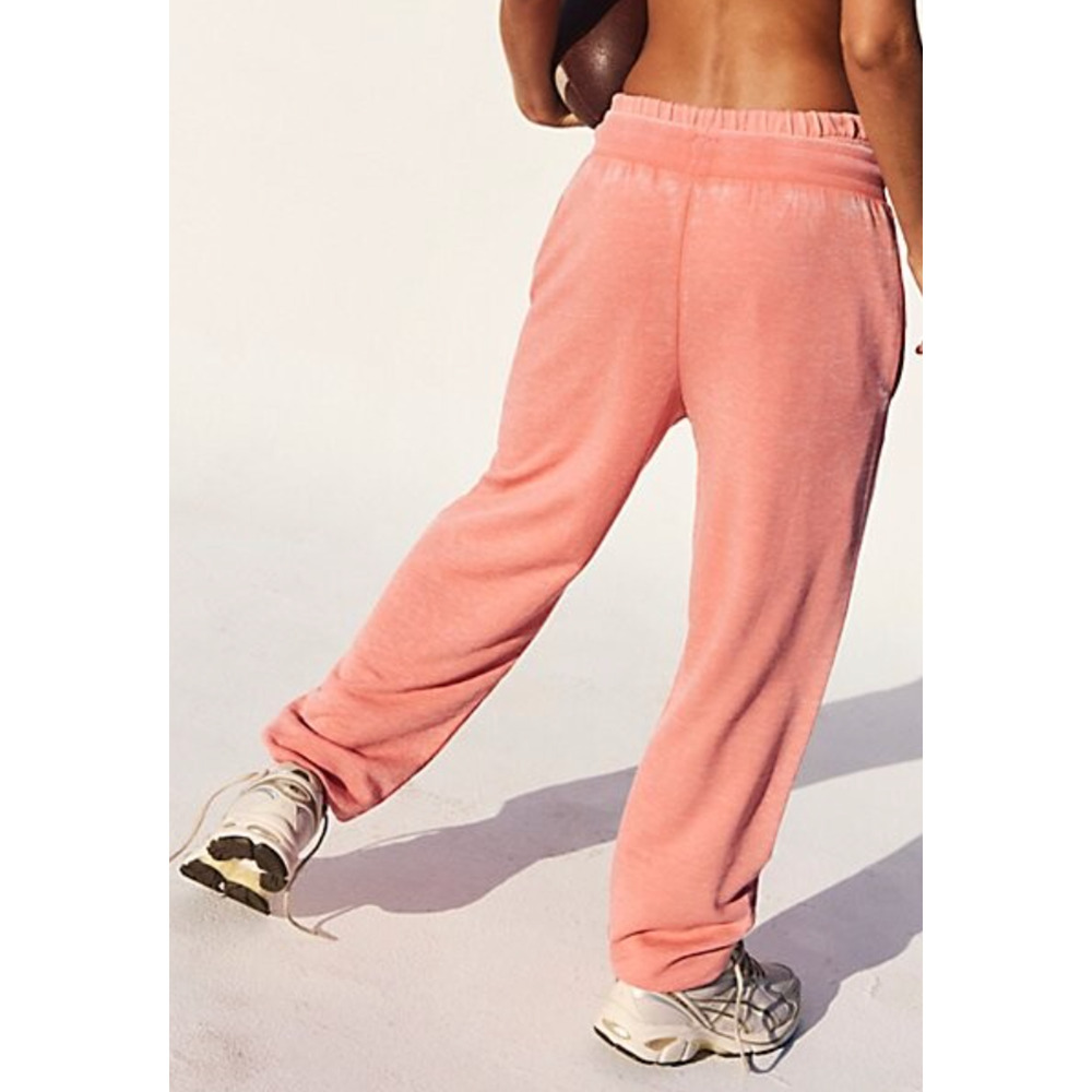 NEW FREE PEOPLE FP MOVEMENT GUAVA PLAYBOOK SWEATPANTS JOGGER PANTS SZ L - Picture 4 of 8